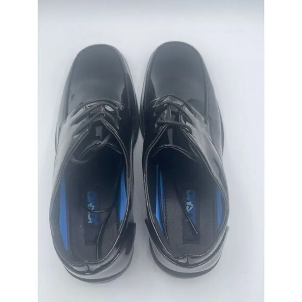 Black Lace Up Patent Dress Shoes Big Kid Size‎ 5
